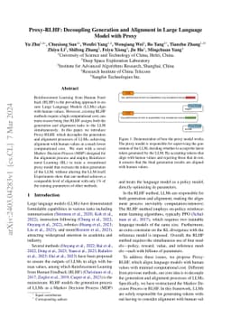 Proxy-RLHF: Decoupling Generation and Alignment in Large Language Model
  with Proxy