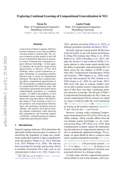 Exploring Continual Learning of Compositional Generalization in NLI