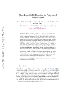 StableDrag: Stable Dragging for Point-based Image Editing