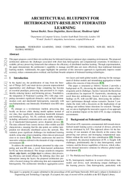 Architectural Blueprint For Heterogeneity-Resilient Federated Learning