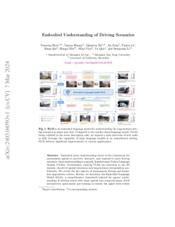 Embodied Understanding of Driving Scenarios