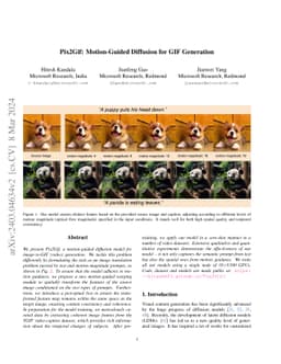Pix2Gif: Motion-Guided Diffusion for GIF Generation
