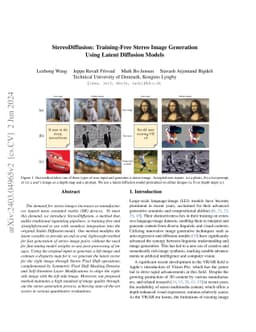 StereoDiffusion: Training-Free Stereo Image Generation Using Latent
  Diffusion Models