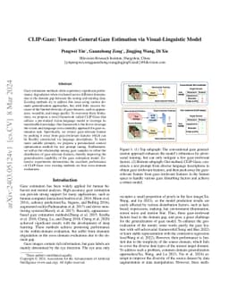 CLIP-Gaze: Towards General Gaze Estimation via Visual-Linguistic Model