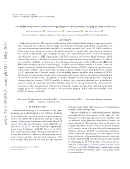 The R2D2 deep neural network series paradigm for fast precision imaging
  in radio astronomy