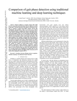 Comparison of gait phase detection using traditional machine learning
  and deep learning techniques