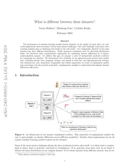 What is different between these datasets?