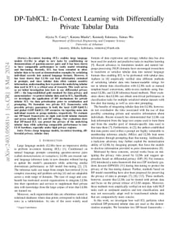 DP-TabICL: In-Context Learning with Differentially Private Tabular Data
