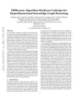 HDReason: Algorithm-Hardware Codesign for Hyperdimensional Knowledge
  Graph Reasoning