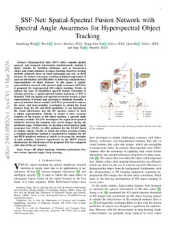 SSF-Net: Spatial-Spectral Fusion Network with Spectral Angle Awareness
  for Hyperspectral Object Tracking