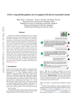 LTGC: Long-tail Recognition via Leveraging LLMs-driven Generated Content