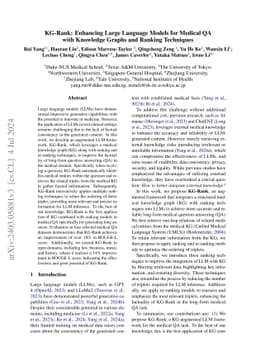 KG-Rank: Enhancing Large Language Models for Medical QA with Knowledge
  Graphs and Ranking Techniques
