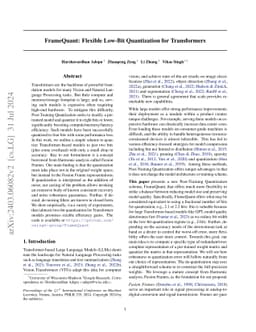FrameQuant: Flexible Low-Bit Quantization for Transformers