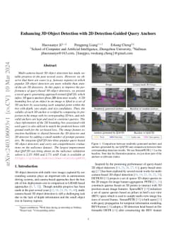 Enhancing 3D Object Detection with 2D Detection-Guided Query Anchors