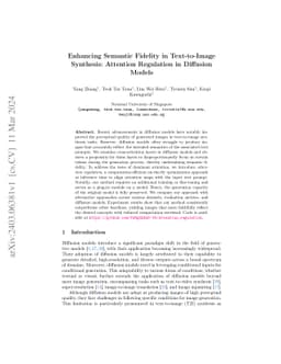 Enhancing Semantic Fidelity in Text-to-Image Synthesis: Attention
  Regulation in Diffusion Models