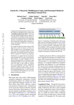 GlossLM: Multilingual Pretraining for Low-Resource Interlinear Glossing