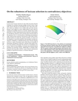 On the Robustness of Lexicase Selection to Contradictory Objectives