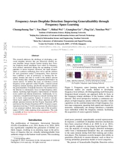 Frequency-Aware Deepfake Detection: Improving Generalizability through
  Frequency Space Learning