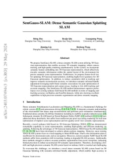 SemGauss-SLAM: Dense Semantic Gaussian Splatting SLAM