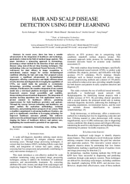 Hair and scalp disease detection using deep learning