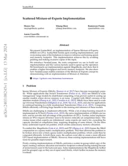 Scattered Mixture-of-Experts Implementation