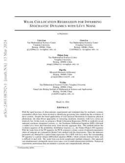 Weak Collocation Regression for Inferring Stochastic Dynamics with
  Lévy Noise
