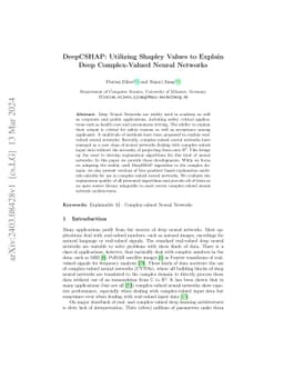 DeepCSHAP: Utilizing Shapley Values to Explain Deep Complex-Valued
  Neural Networks