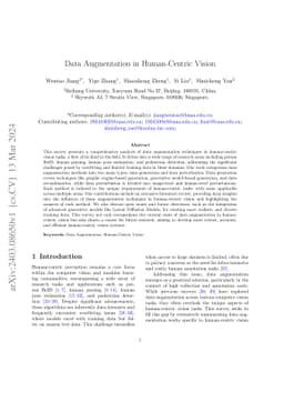 Data Augmentation in Human-Centric Vision