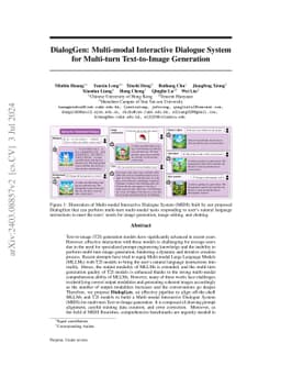 DialogGen: Multi-modal Interactive Dialogue System for Multi-turn Text-to-Image Generation