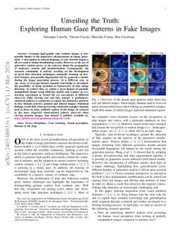 Unveiling the Truth: Exploring Human Gaze Patterns in Fake Images