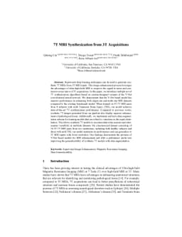 7T MRI Synthesization from 3T Acquisitions