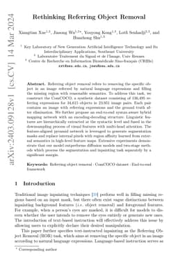 Rethinking Referring Object Removal