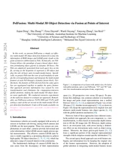 PoIFusion: Multi-Modal 3D Object Detection via Fusion at Points of
  Interest