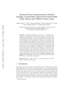 Advanced Tumor Segmentation in Medical Imaging: An Ensemble Approach for
  BraTS 2023 Adult Glioma and Pediatric Tumor Tasks