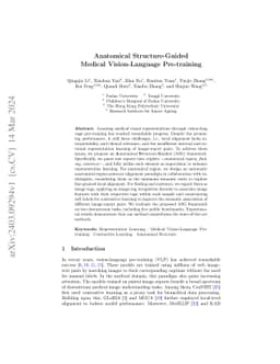 Anatomical Structure-Guided Medical Vision-Language Pre-training