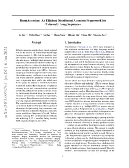 BurstAttention: An Efficient Distributed Attention Framework for
  Extremely Long Sequences