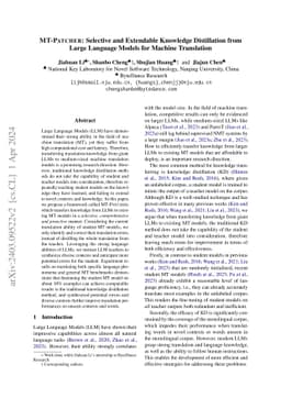 MT-PATCHER: Selective and Extendable Knowledge Distillation from Large
  Language Models for Machine Translation