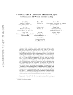 VisionGPT-3D: A Generalized Multimodal Agent for Enhanced 3D Vision
  Understanding