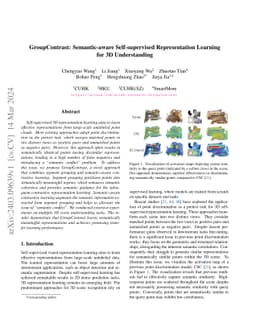 GroupContrast: Semantic-aware Self-supervised Representation Learning
  for 3D Understanding