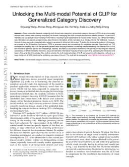 GET: Unlocking the Multi-modal Potential of CLIP for Generalized Category Discovery