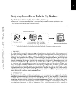 Designing Sousveillance Tools for Gig Workers