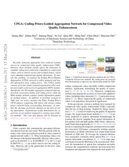 CPGA: Coding Priors-Guided Aggregation Network for Compressed Video
  Quality Enhancement