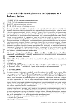Gradient based Feature Attribution in Explainable AI: A Technical Review