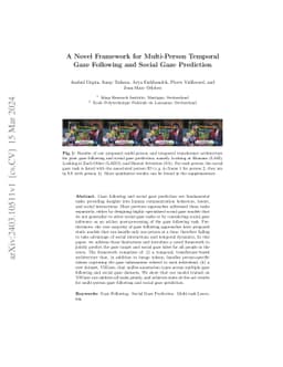A Novel Framework for Multi-Person Temporal Gaze Following and Social
  Gaze Prediction