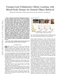 Unsupervised Collaborative Metric Learning with Mixed-Scale Groups for
  General Object Retrieval
