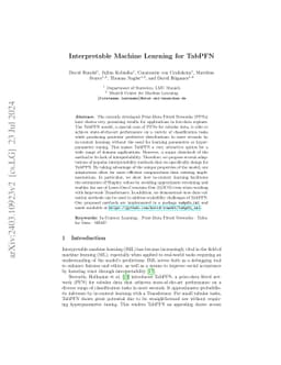 Interpretable Machine Learning for TabPFN