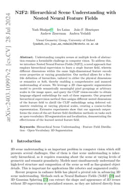 N2F2: Hierarchical Scene Understanding with Nested Neural Feature Fields