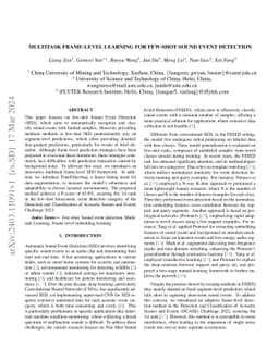 Multitask frame-level learning for few-shot sound event detection