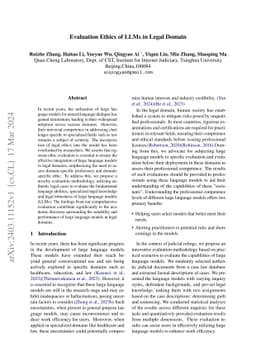 Evaluation Ethics of LLMs in Legal Domain