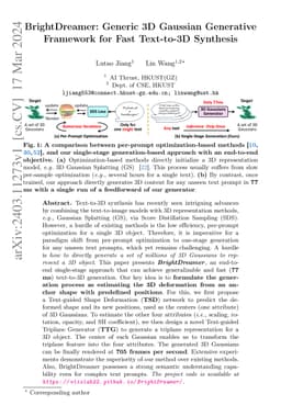 BrightDreamer: Generic 3D Gaussian Generative Framework for Fast
  Text-to-3D Synthesis
